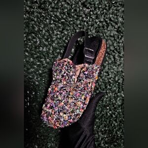 Colorful Beaded "JUNK" or "EVERYTHING" Shoes